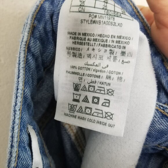 Guess BOY FIT Distressed Jeans Blue Size 25 - Picture 9 of 9